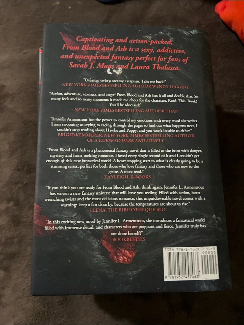 From Blood and Ash by Jennifer L. Armentrout - Hard Cover